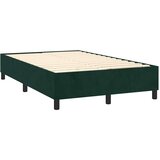 Box spring krevet s madracem tamnozeleni 120x200 cm baršunasti | shoptok.hr