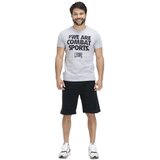 Leone 1947 Majice s kratkimi rokavi Man Set T-Shirt + Bermuda Wacs Siva | Shoptok.si