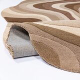 Flair Rugs Smeđi/bež ručno rađen vunen tepih 140x200 cm Envy Wool – | shoptok.hr
