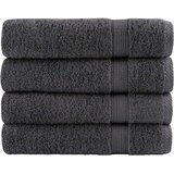vidaXL Ručnici za kupanje 4 kom antracit 100x150cm 600 gsm 100 % pamuk | shoptok.hr