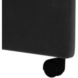  Blagovačke stolice s kotačima 2 pcs Crna 58 x 65 x 98 cm Baršun | shoptok.hr