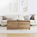 vidaXL stol za kavu s ladicama artisan hrast 100x100x40 cm | shoptok.hr