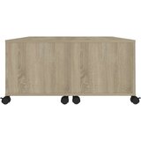 vidaXL Klubska mizica sonoma hrast 75x75x38 cm iverna plošča, (20712664) | Shoptok.si