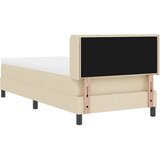  Krevet s opruga kutije s uzglavljem Krema 200 x 80 cm tkanina | shoptok.hr