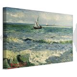 Slika - Vincent van Gogh – Seascape at Saintes-Maries 90x60 Akustična | shoptok.hr