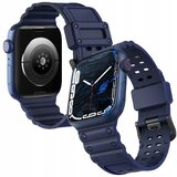 HURTEL strap pašček opaska do apple watch SE/8/7/6/5/4/3/2/1 41/40/38MM granatowy, (21910402) | Shoptok.si