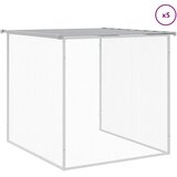  Kavez za kokoši s krovom svjetlosivi 603x98x90 cm čelični | shoptok.hr