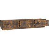 TV omarica Dimljen hrast 147 x 34,5 x 27 cm Inženirski les, (5000210233) | Shoptok.si