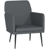  Fotelj siv 61x78x80 cm umetno usnje, (20929534) | Shoptok.si