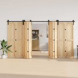  Pribor za klizna vrata 400 cm čelični crni | shoptok.hr