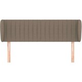  Uzglavlje s ušima smeđesivo 147x23x78/88 cm od tkanine | shoptok.hr