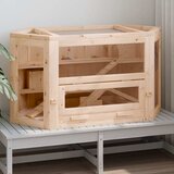  Kavez za hrčke 80 x 40 x 43 cm od masivne jelovine | shoptok.hr