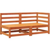  The Living Store Vrtni kavč dvosed voščeno rjava trdna borovina - Vrtni Kavč, (21447653) | Shoptok.si