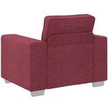  Fotelja u vinskoj crvenoj boji 59 cm tkanina | shoptok.hr