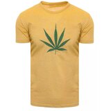 DStreet T-shirt męski żółty RX4950 cene