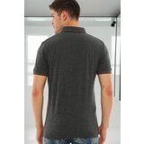 Dewberry T8586 MEN'S POLO NECK T-SHIRT-LIGHT ANTHRACITE | Shoptok.si