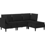  Komplet pohištva za dnevno sobo 4 pcs Črna Blago, (5000283130) Cene