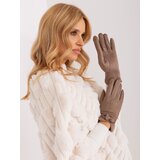 Wool Fashion Italia Gloves-AT-RK-9003A.85-dark beige | Shoptok.si