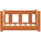  Krevet za psa Vosak smeđa 55 x 45 x 28 cm Čvrsto borovo drvo | shoptok.hr