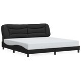  Okvir za krevet bez madraca Hvar crni 200x200 cm od umjetne kože | Eponuda.com