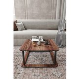 Hanah home Klub sto Hole Square, 70x38x70 cm, Smeđi | Eponuda.ba