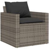  4-dijelni set vrtnih sofa od poliratana s jastucima sivi | shoptok.hr