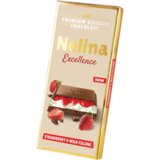 Nepoznato Mlečna čokolada NELINA excellence jagoda 85g | ePonuda.com