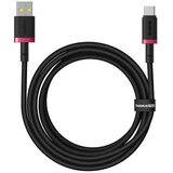 Baseus Dura USB Type A to Type C 60 W fast charging cable 2 m Black, Red | shoptok.hr