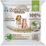SALVIETT IN salvettin vlažne maramice za čišćenje ušiju pasa i mačaka, aloe vera, 15 komada