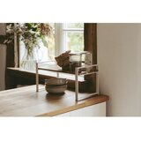 Wenko 53027100 - Polica LOUISA 40x20 cm bela/smeđa | Eponuda.com