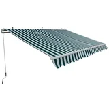 markiza (3 x 2 m, zeleno-bela)