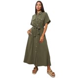 La Modeuse Dolge obleke 74231_P175658 Kaki u