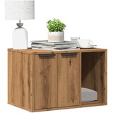 vidaXL Omara za mačje stranišče artisian hrast 60x40x40 cm inž. les | Shoptok.si