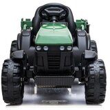 Ramiz Otroški traktor na baterijo 12V z prikolico zelena | Shoptok.si