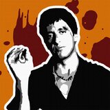  Ročno izdelana slika POP Art Scarface - AL PACINO 4-delna | Shoptok.si