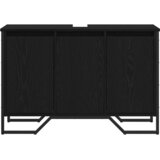  Kupaonski ormarić za sudoper Crni hrast 91 x 35 x 60 cm | shoptok.hr
