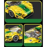  Tehnički blokovi Sportski automobil P1 GTR ŽUTO-ZELENA 368-dijelova ZA5781 | shoptok.hr