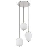 Globo Visilica Blacky I (40 W, Ø x V: 46 x 120 cm, Bijela, Srebrna) | shoptok.hr