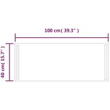  LED kupaonsko ogledalo 100x40 cm | Eponuda.com