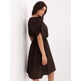 Italy Moda Dress-MI-SK-A63751.67-dark brown | shoptok.hr