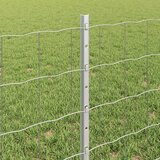Euro ograda s postom 10 x 0,6 m Pocinčani čelik Srebrna Mreža | shoptok.hr