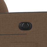  Električni naslanjač rjavo blago | Shoptok.si