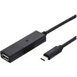 Value USB 2.0 podaljšek\, aktiven\, z repetitorjem\, AC\, črn\, 10 m KVM podaljšek 10.00 m črna, (20430028) | Shoptok.si