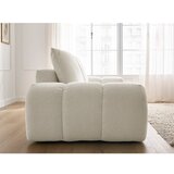 Bobochic Paris Bela sedežna garnitura iz šenilje 278 cm Everest – | Shoptok.si