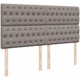  Otomanski okvir kreveta s madracima smeđesivi 200x200cm tkanine | shoptok.hr