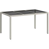  Stol za vrt Bijelo 150 x 90 x 75 cm poliratan | shoptok.hr