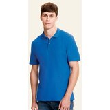 Fruit Of The Loom Niebieska koszulka męska polo Original Polo Friut of the Loom Cijene