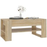  Stolić za kavu boja hrasta 102x55x45 cm konstruirano drvo | shoptok.hr