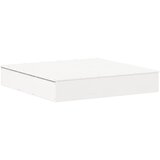  Pješčanik s poklopcem bijeli 111x111x19,5 cm masivna borovina | shoptok.hr