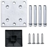 vidaXL Panel za ogradu WPC 95 x (105 - 180) cm sivi | shoptok.hr
